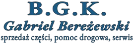 B.G.K. Gabriel Bereżewski sprzedaż części, pomoc drogowa, serwis logo